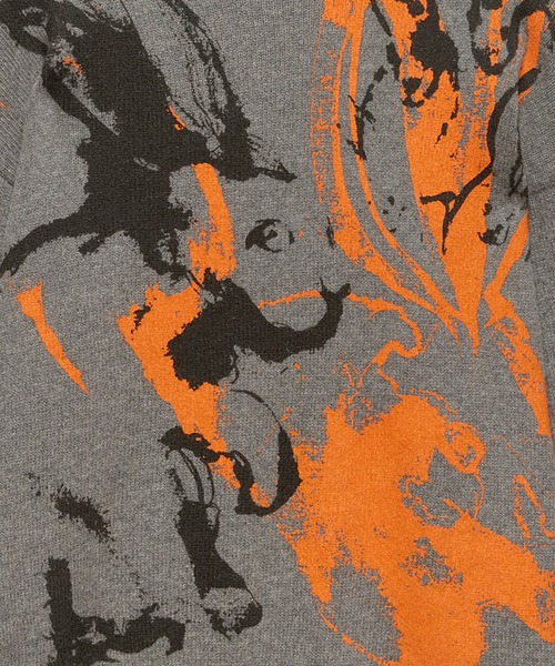 MSGM（エムエスジーエム）の「SKETCHED BUNNIES グラフィックニット（ニット/セーター・メンズ・グレー・M）」の5枚目の写真
