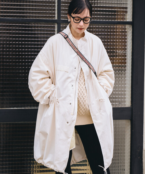 FREAK'S STORE（フリークスストア）の「【セットアイテム】M-65 ロング 3Way ライナーセット/モッズコート/キルティング（モッズコート・レディース・オフホワイト・FREE）」の4枚目の写真