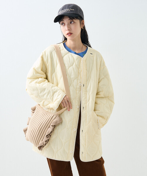 FREAK'S STORE（フリークスストア）の「【セットアイテム】M-65 ロング 3Way ライナーセット/モッズコート/キルティング（モッズコート・レディース・オフホワイト・FREE）」の11枚目の写真