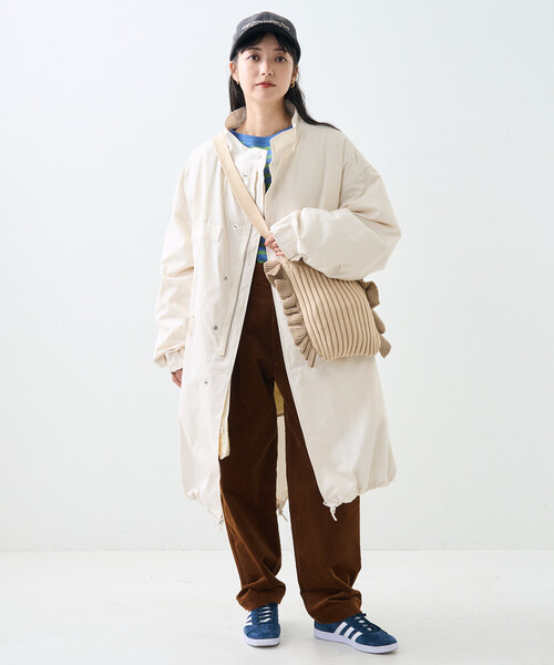 FREAK'S STORE（フリークスストア）の「【セットアイテム】M-65 ロング 3Way ライナーセット/モッズコート/キルティング（モッズコート・レディース・オフホワイト・FREE）」の13枚目の写真