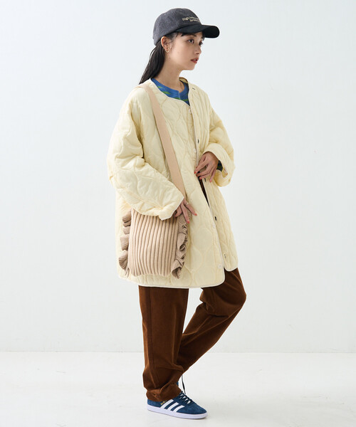 FREAK'S STORE（フリークスストア）の「【セットアイテム】M-65 ロング 3Way ライナーセット/モッズコート/キルティング（モッズコート・レディース・オフホワイト・FREE）」の15枚目の写真