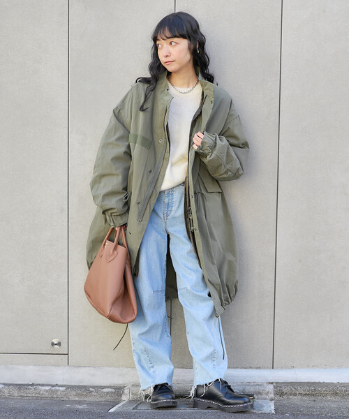 FREAK'S STORE（フリークスストア）の「【セットアイテム】M-65 ロング 3Way ライナーセット/モッズコート/キルティング（モッズコート・レディース・オフホワイト・FREE）」の17枚目の写真