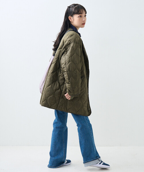 FREAK'S STORE（フリークスストア）の「【セットアイテム】M-65 ロング 3Way ライナーセット/モッズコート/キルティング（モッズコート・レディース・オフホワイト・FREE）」の19枚目の写真