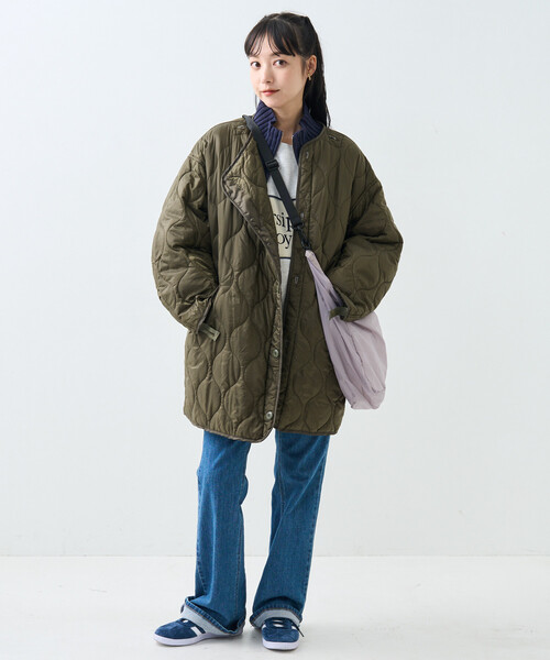 FREAK'S STORE（フリークスストア）の「【セットアイテム】M-65 ロング 3Way ライナーセット/モッズコート/キルティング（モッズコート・レディース・オフホワイト・FREE）」の20枚目の写真