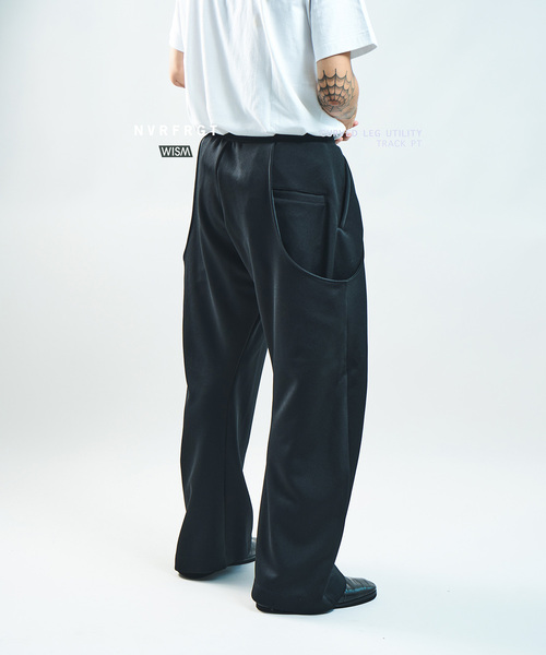 NVRFRGT(ネヴァーフォーゲット)の「NVRFRGT × WISM別注 CURVED LEG UTILITY TRACK PT(その他パンツ・メンズ・ブラック・2/3/1)」の10枚目の写真