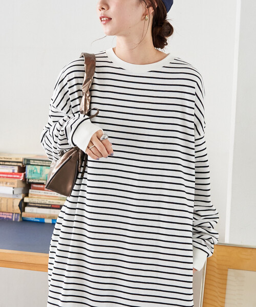 セール】限定展開 USAコットン ビッグ シルエット ロングスリーブ