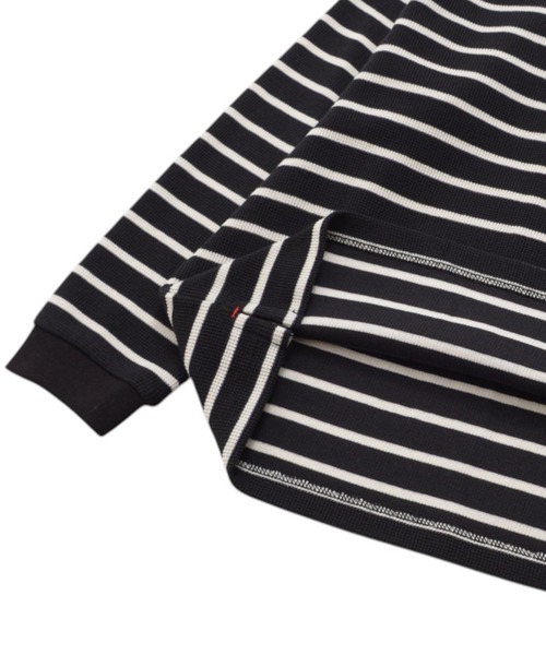 Arnold Palmer(アーノルドパーマー)の「サーフニット ロングTシャツ(Tシャツ/カットソー・キッズ・ブラック/アイボリー系・135cm/125cm/115cm/105cm/95cm/145cm)」の4枚目の写真