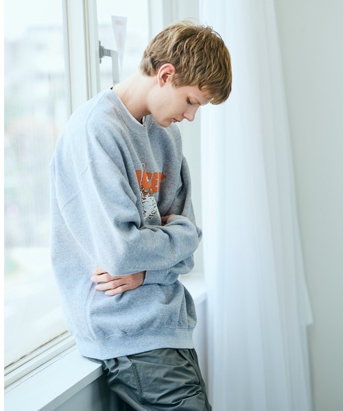 THRIFTY LOOK(スリフティールック)の「THRIFTY LOOK スリフティルック / THRIFTY"HOOTERS"CREW SWEAT(スウェット・メンズ・グレー・LARGE/X-LARGE/XX-LARGE)」の3枚目の写真