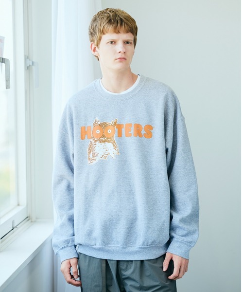 THRIFTY LOOK(スリフティールック)の「THRIFTY LOOK スリフティルック / THRIFTY"HOOTERS"CREW SWEAT(スウェット・メンズ・グレー・LARGE/X-LARGE/XX-LARGE)」の4枚目の写真