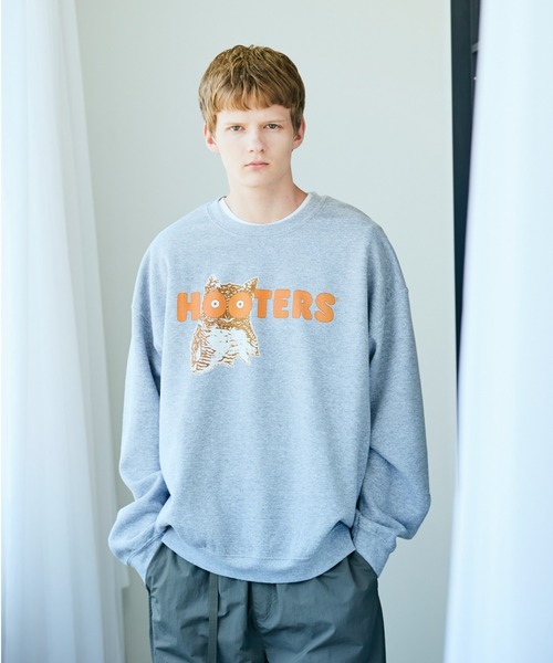 THRIFTY LOOK(スリフティールック)の「THRIFTY LOOK スリフティルック / THRIFTY"HOOTERS"CREW SWEAT(スウェット・メンズ・グレー・LARGE/X-LARGE/XX-LARGE)」の10枚目の写真
