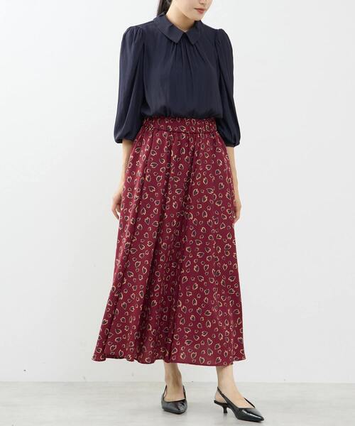 Tiara（ティアラ）の「タックカラー付ブラウス（シャツ/ブラウス・レディース・ホワイト/キャメル/ネイビー・FREE）」の15枚目の写真