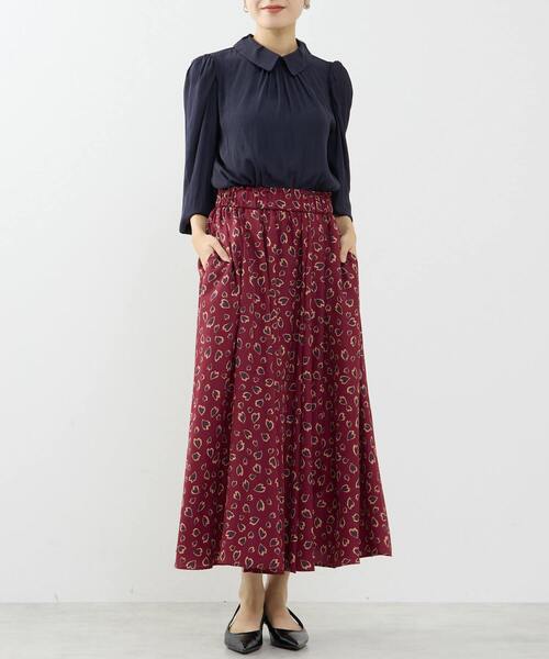 Tiara（ティアラ）の「タックカラー付ブラウス（シャツ/ブラウス・レディース・ホワイト/キャメル/ネイビー・FREE）」の16枚目の写真