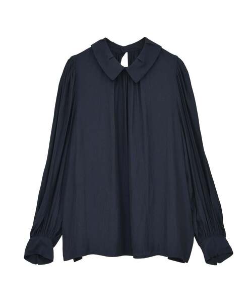 Tiara（ティアラ）の「タックカラー付ブラウス（シャツ/ブラウス・レディース・ホワイト/キャメル/ネイビー・FREE）」の18枚目の写真