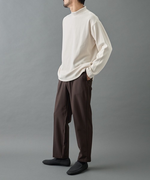 COLONY 2139（コロニートゥーワンスリーナイン）の「カットモールハイネックプルオーバー（Tシャツ/カットソー・メンズ・ホワイト/ブラック/グレイッシュベージュ・LARGE/MEDIUM）」の9枚目の写真