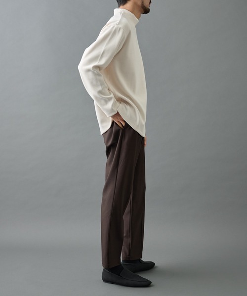 COLONY 2139（コロニートゥーワンスリーナイン）の「カットモールハイネックプルオーバー（Tシャツ/カットソー・メンズ・ホワイト/ブラック/グレイッシュベージュ・LARGE/MEDIUM）」の11枚目の写真