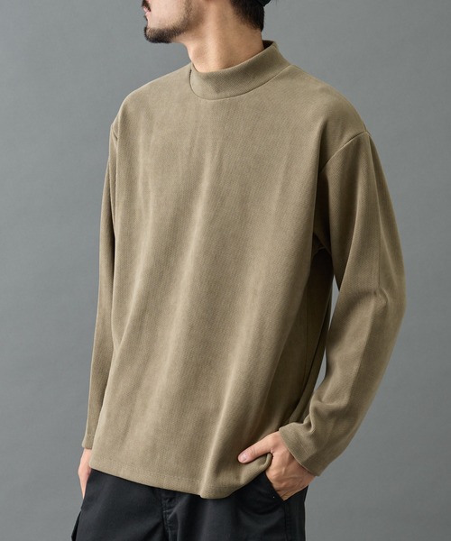 COLONY 2139（コロニートゥーワンスリーナイン）の「カットモールハイネックプルオーバー（Tシャツ/カットソー・メンズ・ホワイト/ブラック/グレイッシュベージュ・LARGE/MEDIUM）」の21枚目の写真