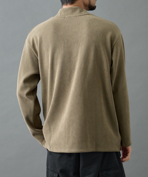 COLONY 2139（コロニートゥーワンスリーナイン）の「カットモールハイネックプルオーバー（Tシャツ/カットソー・メンズ・ホワイト/ブラック/グレイッシュベージュ・LARGE/MEDIUM）」の22枚目の写真