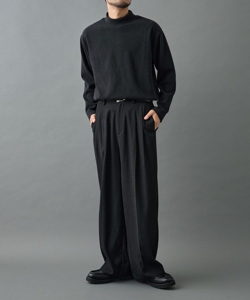 COLONY 2139（コロニートゥーワンスリーナイン）の「カットモールハイネックプルオーバー（Tシャツ/カットソー・メンズ・ホワイト/ブラック/グレイッシュベージュ・LARGE/MEDIUM）」の16枚目の写真