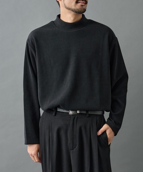 COLONY 2139（コロニートゥーワンスリーナイン）の「カットモールハイネックプルオーバー（Tシャツ/カットソー・メンズ・ホワイト/ブラック/グレイッシュベージュ・LARGE/MEDIUM）」の12枚目の写真