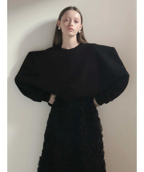 セール】PUFF SLEEVE SWEAT裏起毛（スウェット）｜AMOMMA（アモマ）の