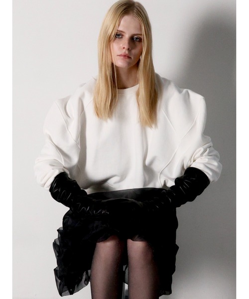 PUFF SLEEVE SWEAT裏起毛（スウェット）｜AMOMMA（アモマ）の