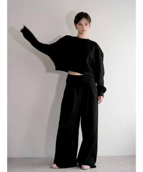 PUFF SLEEVE SWEAT裏起毛（スウェット）｜AMOMMA（アモマ）の
