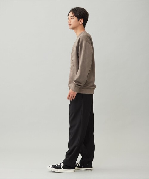 UNFILO(アンフィーロ)の「クリーンスエード エンボスロゴ クルー(Tシャツ/カットソー・メンズ・ブラウン系/グレー系・SMALL/MEDIUM/LARGE/X-LARGE)」の5枚目の写真