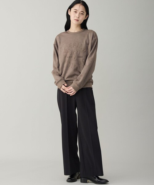 UNFILO(アンフィーロ)の「クリーンスエード エンボスロゴ クルー(Tシャツ/カットソー・メンズ・ブラウン系/グレー系・SMALL/MEDIUM/LARGE/X-LARGE)」の9枚目の写真