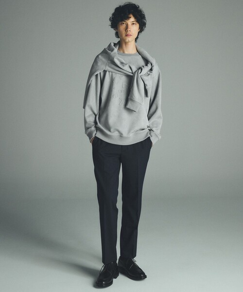 UNFILO(アンフィーロ)の「クリーンスエード エンボスロゴ クルー(Tシャツ/カットソー・メンズ・ブラウン系/グレー系・SMALL/MEDIUM/LARGE/X-LARGE)」の12枚目の写真