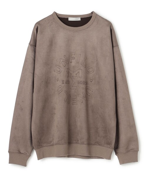 UNFILO(アンフィーロ)の「クリーンスエード エンボスロゴ クルー(Tシャツ/カットソー・メンズ・ブラウン系/グレー系・SMALL/MEDIUM/LARGE/X-LARGE)」の17枚目の写真