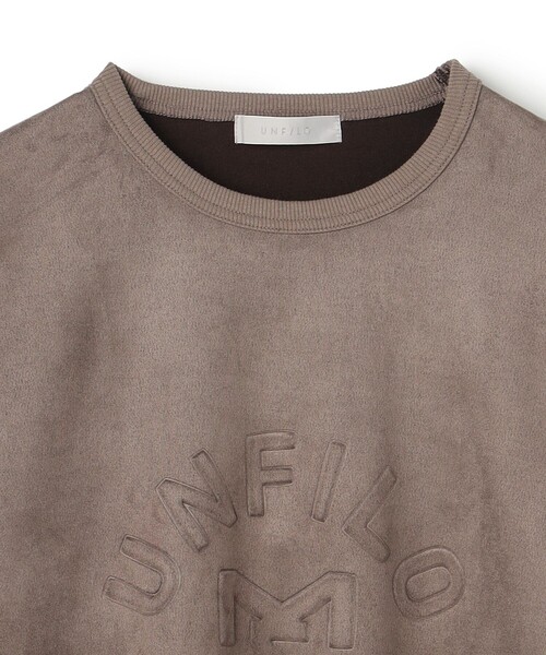 UNFILO(アンフィーロ)の「クリーンスエード エンボスロゴ クルー(Tシャツ/カットソー・メンズ・ブラウン系/グレー系・SMALL/MEDIUM/LARGE/X-LARGE)」の19枚目の写真