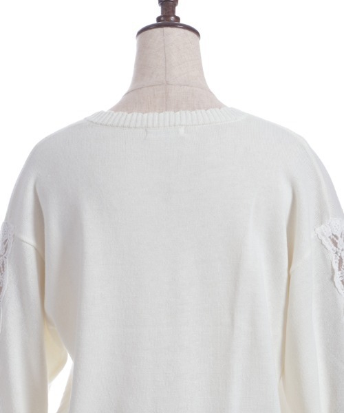 axes femme(アクシーズファム)の「金木犀刺繍ニットカーディガン(カーディガン/ボレロ・レディース・キナリ/ネイビー・FREE)」の16枚目の写真