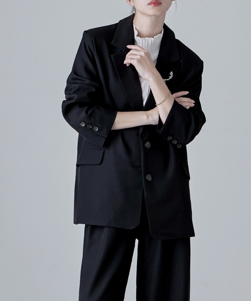 単品】ツイルシングルテーラードジャケット（テーラードジャケット