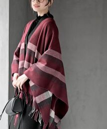 【極美品】ETRO エトロ　 ポンチョ　ケープ　大判ストールショール ポンチョ レディース マフラー ストール 大判 ケープ 肩掛け