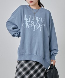 Lui's | ピグメント加工ロゴスウェット(スウェット)