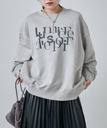 Lui's | ピグメント加工ロゴスウェット(スウェット)