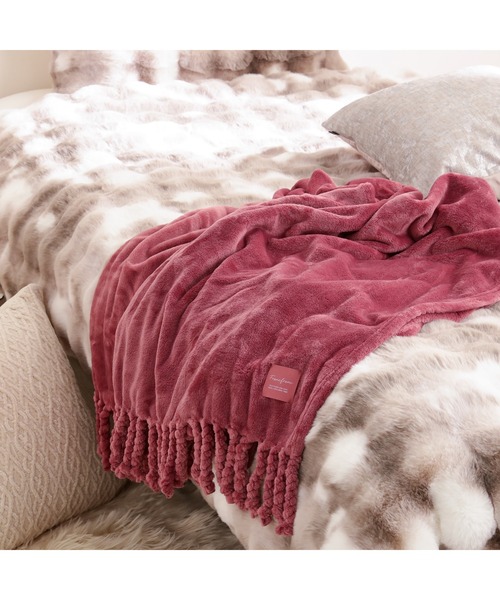 セール】ゴーディス なめらか スロー（ひざ掛け） 1500×800 パープル