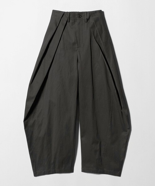 ASTRAET（アストラット）の「＜ASTRAET＞コットン ギャバ 2タック テーパードパンツ（その他パンツ・レディース・ダークグレー/ベージュ・0/00/1）」の14枚目の写真