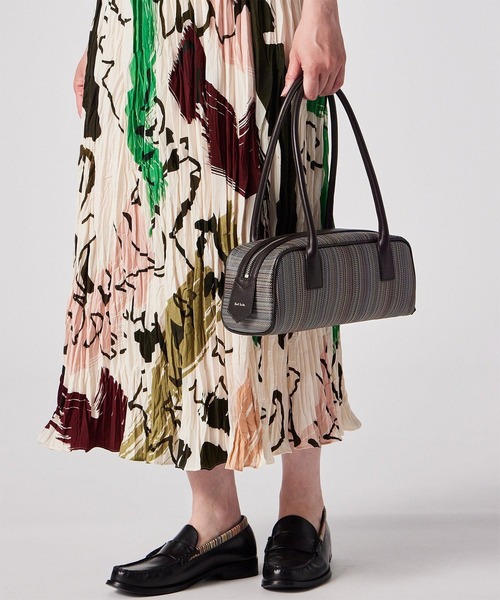 Paul Smith(ポールスミス)の「コーテッドキャンバス ハンドバッグ / 555416 WN140S(ハンドバッグ・レディース・ダークブラウン・FREE)」の2枚目の写真