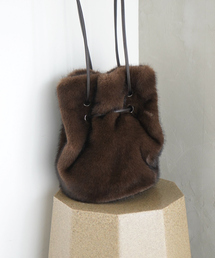 qualite | ファーバック/秋服/冬服/秋バッグ/冬バッグ/モコモコバッグ(ショルダーバッグ)