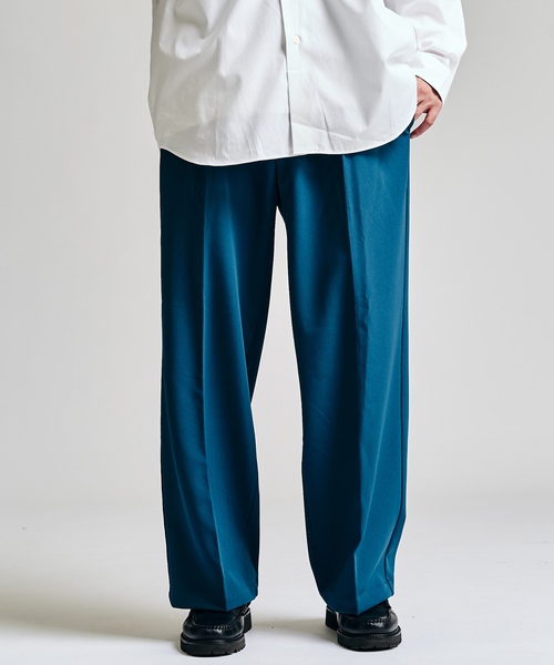 セール】Double Cloth / ダブルクロス ワンタック イージーパンツ