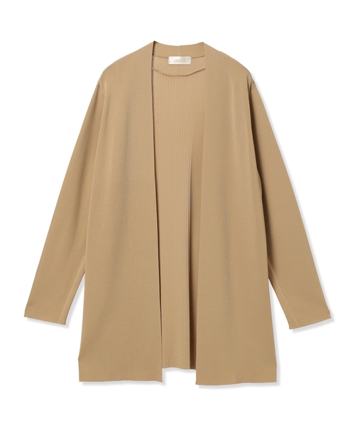 A/C DESIGN BY ALPHA CUBIC（エーシーデザインバイアルファキュービック）の「【きちんと感を演出】ロングニットカーディガン【洗える・毛玉ができにくい・大きいサイズあり】（カーディガン/ボレロ・レディース・モカ/ブルー/ブラック・LL/L/M/3L）」の4枚目の写真