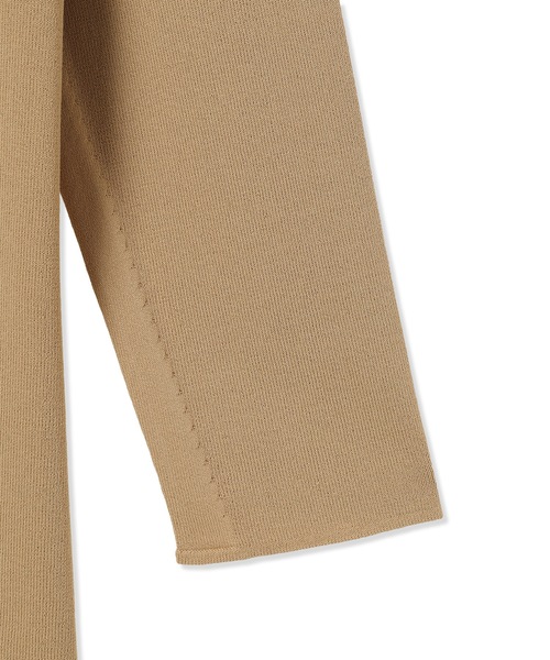 A/C DESIGN BY ALPHA CUBIC（エーシーデザインバイアルファキュービック）の「【きちんと感を演出】ロングニットカーディガン【洗える・毛玉ができにくい・大きいサイズあり】（カーディガン/ボレロ・レディース・モカ/ブルー/ブラック・LL/L/M/3L）」の8枚目の写真