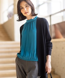 A/C DESIGN BY ALPHA CUBIC | 【きちんと感を演出】ロングニットカーディガン【洗える・毛玉ができにくい・大きいサイズあり】(カーディガン/ボレロ)