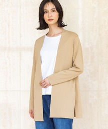 A/C DESIGN BY ALPHA CUBIC | 【きちんと感を演出】ロングニットカーディガン【洗える・毛玉ができにくい・大きいサイズあり】(カーディガン/ボレロ)