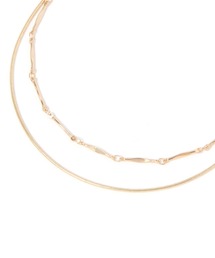 niko and... | 変形2連チェーンネックレス(ネックレス)