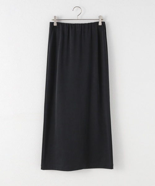スピック＆スパン（Spick and Span）/サテンジャージーIラインスカート セール】サテンジャージーIラインスカート（スカート）｜Spick & Span