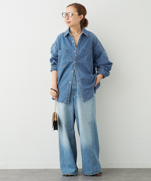 セール】【JOHNBULL/ジョンブル】DENIM SHIRT（シャツ/ブラウス