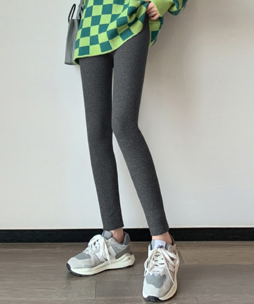 セール】【裏起毛/全周囲ハイウエストゴム/ストレッチあり】切り替え