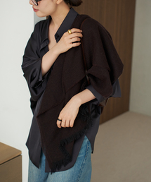 plage（プラージュ）の「Light Fur Crescent ストール（ストール